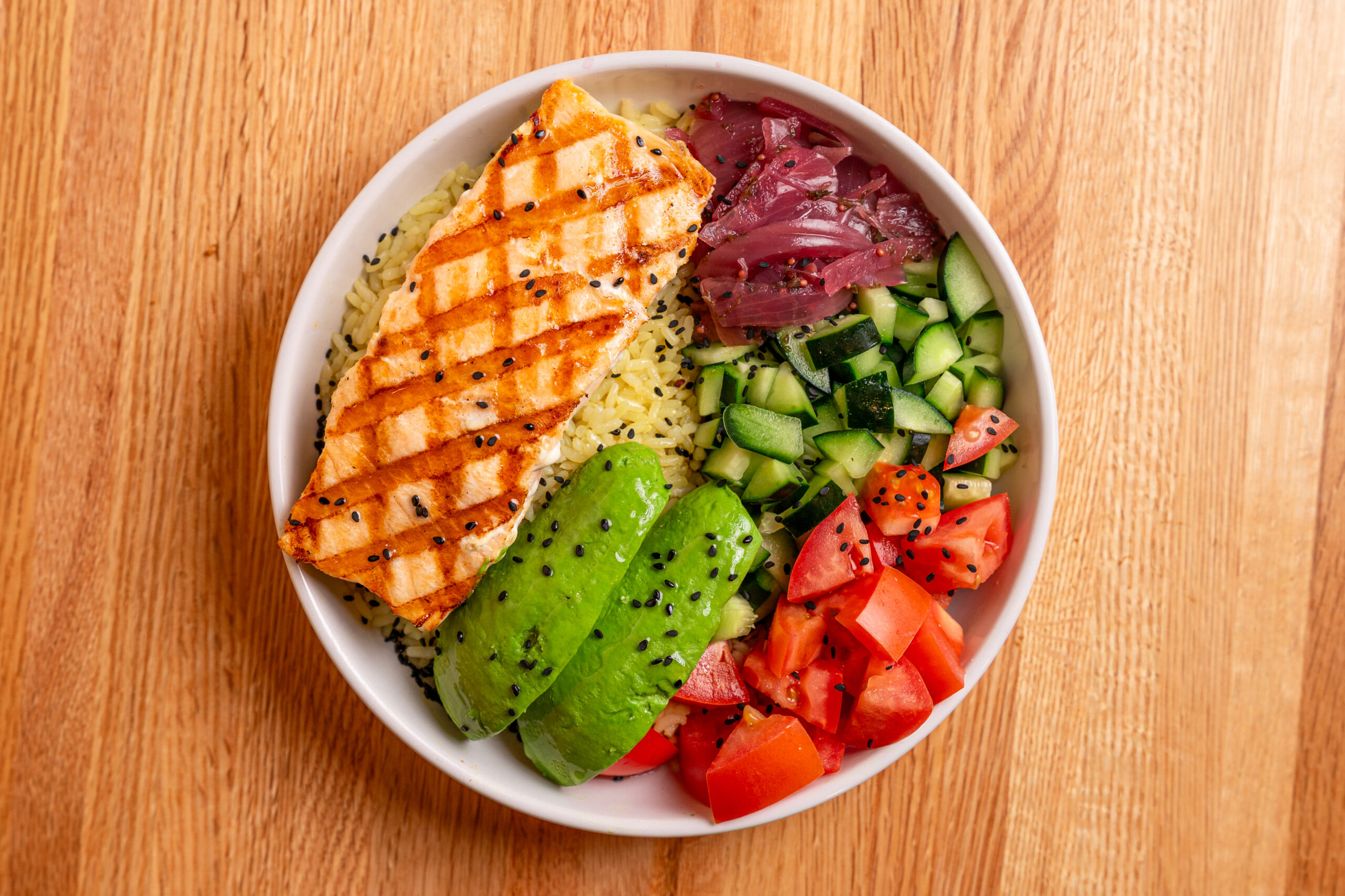 Salmon Avocado Bowl